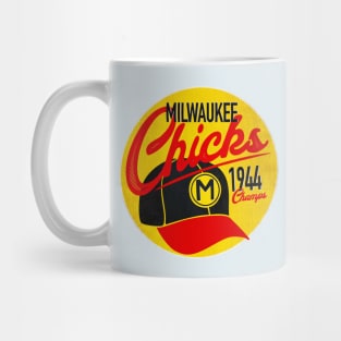 Milwaukee Chicks • AAGPBL Hat • Milwaukee, Wisconsin Mug